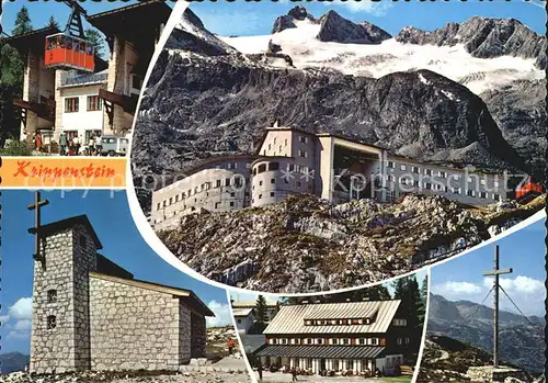 Obertraun Berghotel Krippenstein Seilbahn Hoher Dachstein Kapelle Schoenberghaus Pionierkreuz Kat. Obertraun