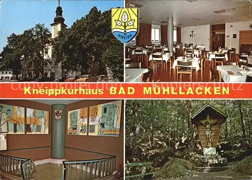 Bad Muehllacken Oberoesterreich Kneippkurhaus Kirche Inri Kat. Feldkirchen an der Donau