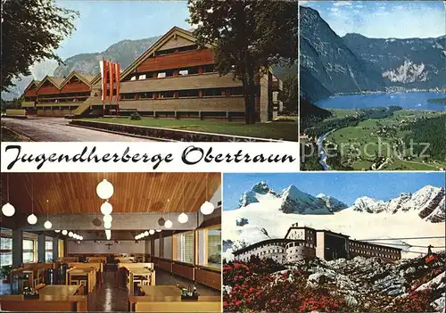 Obertraun Jugendherberge Hallstaettersee Berghaus Krippenstein Dachstein Kat. Obertraun