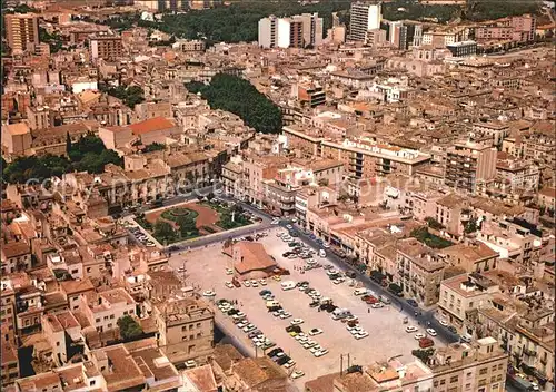 Figueras Figueres Plaza Ernesto Vila vista aerea Kat. Figueras Gerona Cataluna