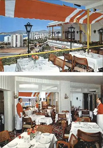 Benidorm Hotel Europa Terrasse Restaurant Kat. Costa Blanca Spanien