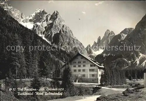 Fischleintal Hotel Dolomitenhof Kat. Oesterreich