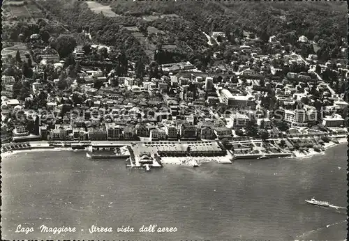 Lago Maggiore Stresa vista Luftaufnahme Kat. Italien