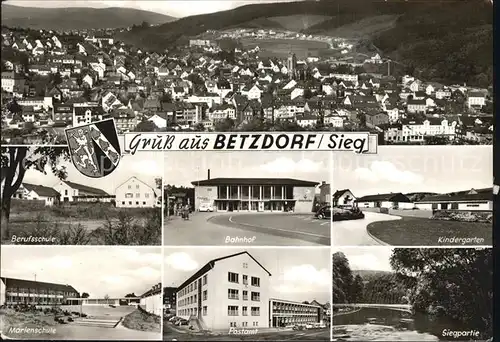 Betzdorf Sieg Berufsschule Bahnhof Kindergarten Marienschule Kat. Betzdorf