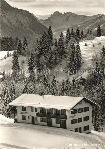 Gruben Oberstdorf Hotel Garni Hammerspitze Trettachtal Kat. Oberstdorf