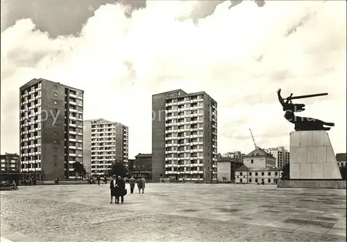 Warszawa Theaterplatz Denkmal der Helden Warschaus Kat. Warschau Polen