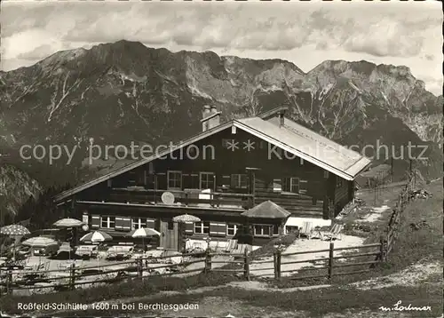 Rossfeldhuette Berchtesgaden Skihuette Kat. Berchtesgaden