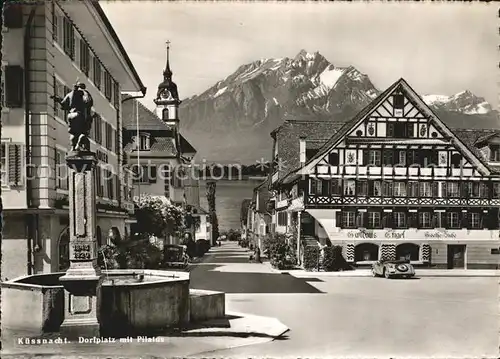 Kuessnacht Dorfplatz Pilatus Kat. Kuessnacht