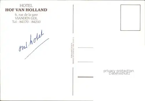 Vianden Hotel Hof Van Holland