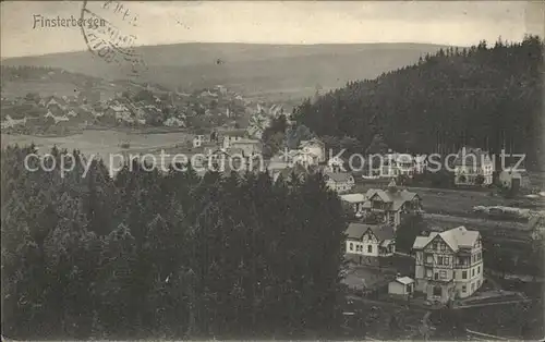 Finsterbergen Panorama Kat. Finsterbergen Thueringer Wald