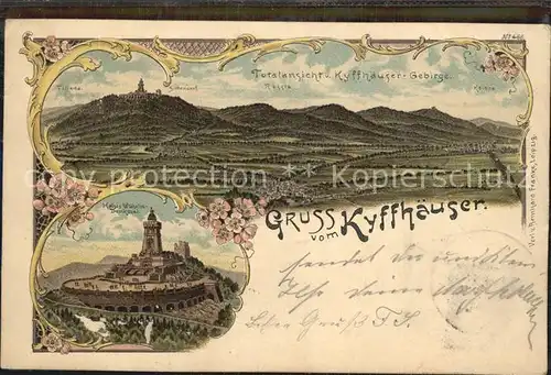 Kyffhaeuser Gebirge Kaiser Wilhelm Denkmal Kat. Bad Frankenhausen