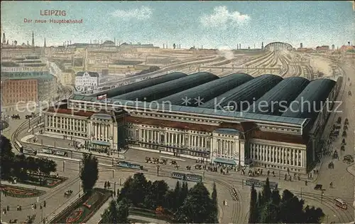 Leipzig Der neue Hauptbahnhof Kat. Leipzig