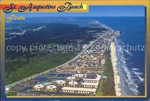 St Augustine Beach Aerial view
