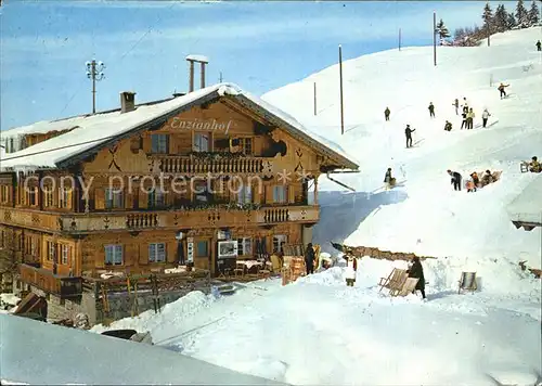 Zell Ziller Tirol Gasthaus Enzianhof Kat. Zell am Ziller