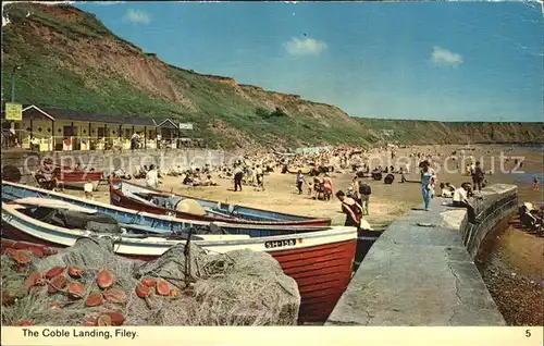 Filey The Coble Landing Beach Coast Kat. Scarborough