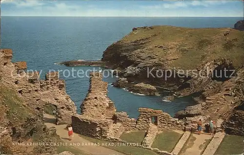 Tintagel King Arthurs Castle and Barras Head Ruines Coast