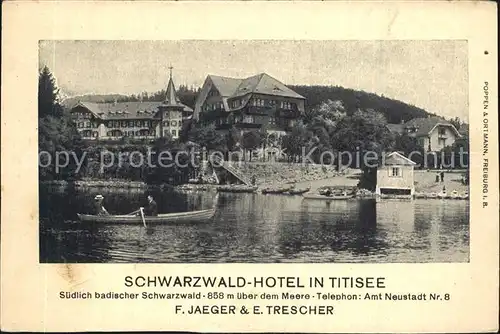 Titisee Neustadt Schwarzwaldhotel am Titisee Kat. Titisee Neustadt