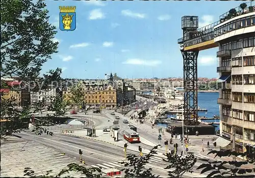 Stockholm Katarinahissen Slussen Kat. Stockholm