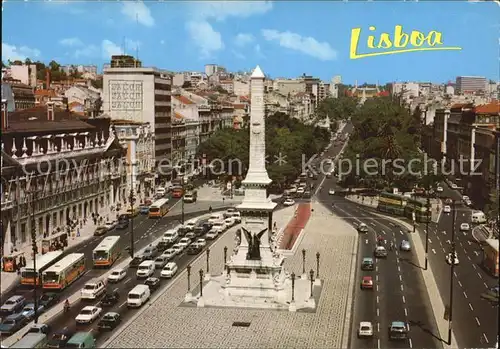 Lisboa Placa dos Restauradores Kat. Portugal