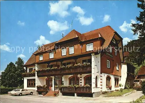 Klosterreichenbach Hotel Gasthaus Anker Kat. Baiersbronn