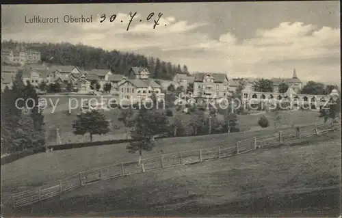 Oberhof Thueringen Luftkurort Kat. Oberhof Thueringen