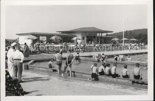 Friedrichroda Schwimmbad Kat. Friedrichroda