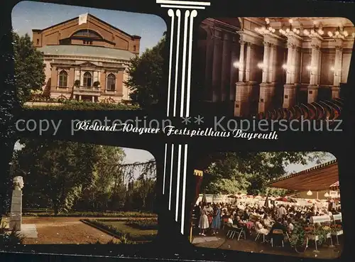 Bayreuth Richard Wagner Festspielhaus Denkmal Bueste Kat. Bayreuth