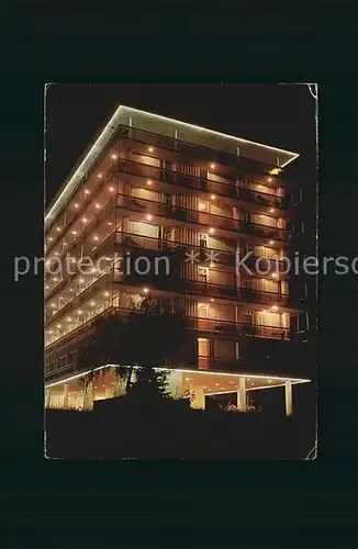 Slatni Pjasazi Hotel Slatna Kotwa Nachtaufnahme / Warna Bulgarien /