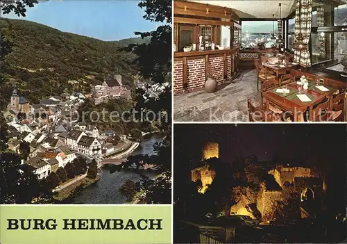 Heimbach Eifel Hotel Restaurant Burg Heimbach Kat. Heimbach