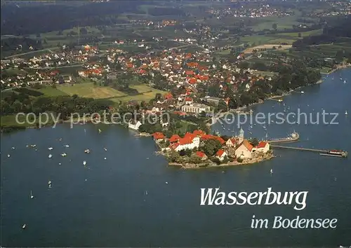 Wasserburg Bodensee Halbinsel Fliegeraufnahme Kat. Wasserburg (Bodensee)
