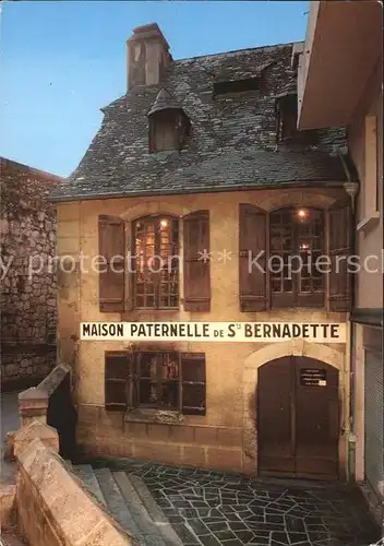 Lourdes Hautes Pyrenees Maison Paternelle de S. Bernadette Kat. Lourdes