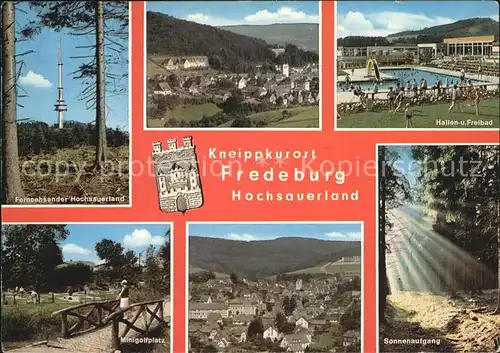 Fredeburg Schmallenberg Freibad Minigolf Sendeturm