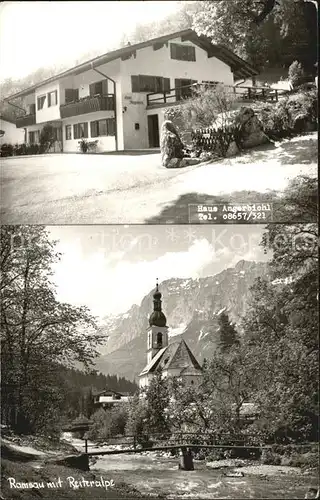 Ramsau Berchtesgaden Haus Angerbichl Kirche Reiteralpe Kat. Ramsau b.Berchtesgaden