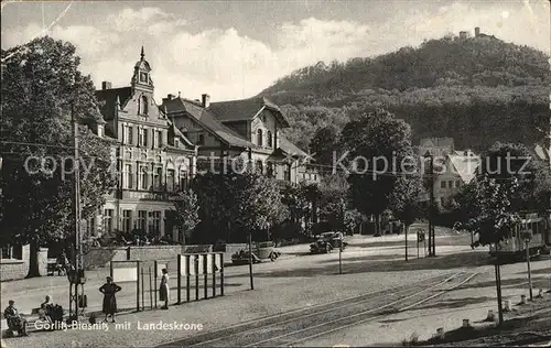 Biesnitz mit Landeskrone Kat. Goerlitz