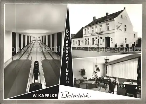 Bodenteich Keglerheim Kapelke Kegelbahn Gaststube Kat. Bad Bodenteich