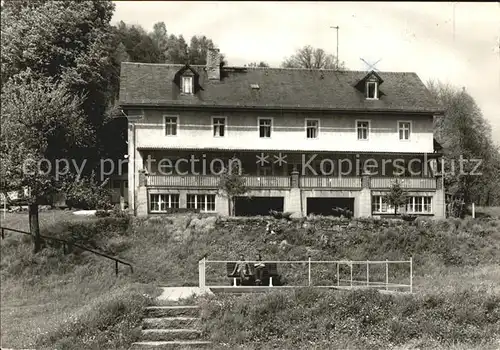 Prossen Ferienheim des VEB Grossraeschen Kat. Porschdorf