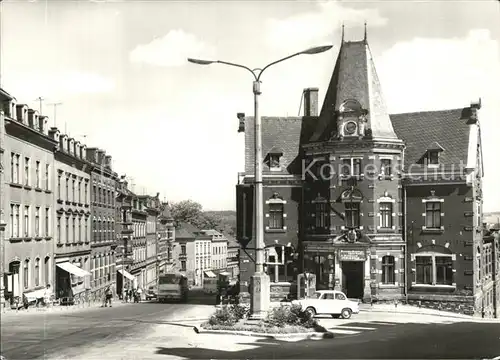 Treuen Postplatz Kat. Treuen Vogtland