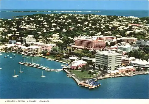 Hamilton Bermuda Hamilton Harbour Fliegeraufnahme Kat. 