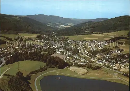 Niedersfeld Fliegeraufnahme Kat. Winterberg