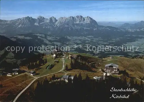 Kitzbuehel Tirol Hotel Ehrenbachhoehe Alpenpanorama Fliegeraufnahme Kat. Kitzbuehel