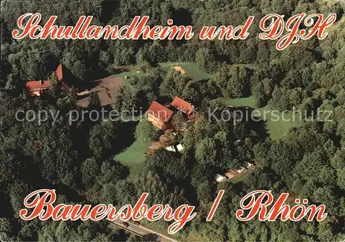 Bauersberg Schullandheim und Jugendherberge Fliegeraufnahme Kat. Remshalden