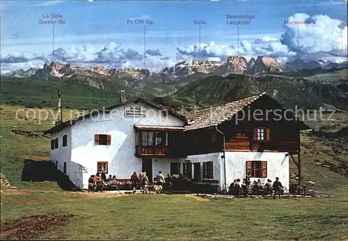 Klobenstein Ritten Albergo Rifugio Corno di Sotto Kat. Renon Ritten Suedtirol