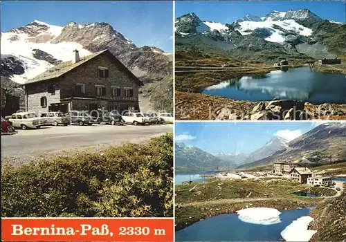 Bernina GR Restaurant Cambrena Bernina Pass Cambrena Gletscher Piz Albris Engadin