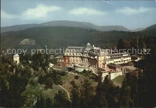 Buehl Baden Kurhaus Buehlerhoehe Schwarzwaldhochstrasse Fliegeraufnahme Kat. Buehl