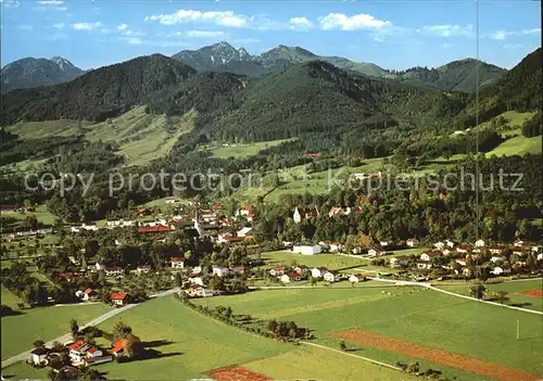 Brannenburg mit Wildalpjoch Fliegeraufnahme Kat. Brannenburg