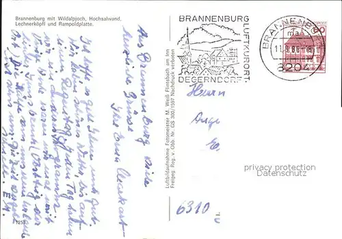 Brannenburg mit Wildalpjoch Fliegeraufnahme Kat. Brannenburg