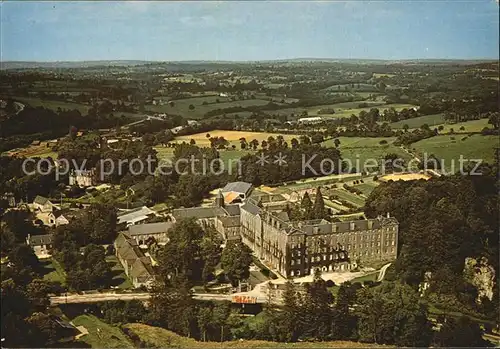 Mortain Fliegeraufnahme Abbaye Blanche Kat. Mortain