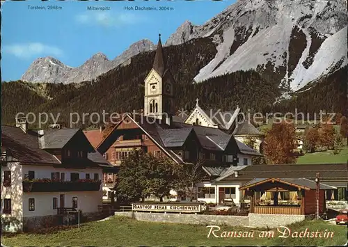 Ramsau Dachstein Steiermark Hunerkogel Suedwandseilbahn Kat. Ramsau am Dachstein