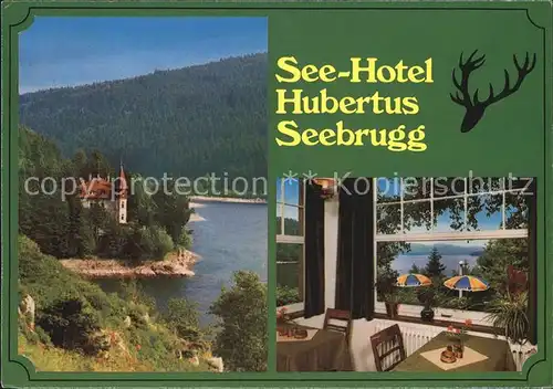 Seebrugg See Hotel Hubertus Schwarzwald Kat. Schluchsee