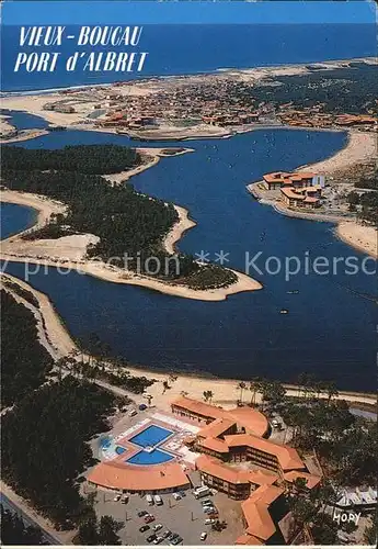 Vieux Boucau les Bains Port d Albert Hotel vue aerienne Kat. Vieux Boucau les Bains